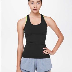 Lululemon Cool Racerback Nulu Black Size 2 SF San Francisco Culk Graphic